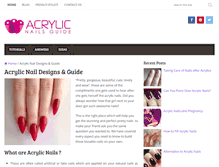 Tablet Screenshot of bestacrylicnails.com